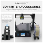 3D PRINTER FILAMENT SPOOL HOLDER WITH SMOOTH ROLLING FOR BETTER PRINT QUALITY