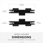 3D PRINTER FILAMENT SPOOL HOLDER WITH SMOOTH ROLLING FOR BETTER PRINT QUALITY