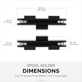 3D PRINTER FILAMENT SPOOL HOLDER WITH SMOOTH ROLLING FOR BETTER PRINT QUALITY