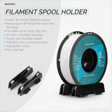 3D PRINTER FILAMENT SPOOL HOLDER WITH SMOOTH ROLLING FOR BETTER PRINT QUALITY
