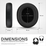 STEELSERIES ARCTIS REPLACEMENT PERFORATED EARPADS, UPGRADED MATERIALS & ENHANCED MEMORY FOAM, DESIGNED FOR ALL ARCTIS 1, 3, 5, 7, 9, PRO & PRIME (PERF)