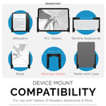 IPAD & ANDROID ADHESIVE DESK MOUNTED TABLET HANGER HOLDER - TDM01