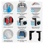 IPAD & ANDROID ADHESIVE DESK MOUNTED TABLET HANGER HOLDER - TDM01