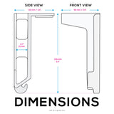 IPAD & ANDROID ADHESIVE DESK MOUNTED TABLET HANGER HOLDER - TDM01