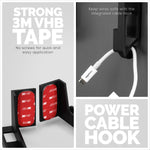 IPAD & ANDROID ADHESIVE DESK MOUNTED TABLET HANGER HOLDER - TDM01
