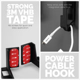 IPAD & ANDROID ADHESIVE DESK MOUNTED TABLET HANGER HOLDER - TDM01
