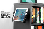 UNIVERSAL WALL MOUNTED IPAD AND ANDROID TABLET STAND HANGER HOLDER - TWM02 - BLACK