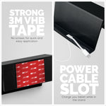 ADHESIVE WALL MOUNTED IPAD AND ANDROID TABLET STAND HANGER - TM03 - BLACK[EOL]