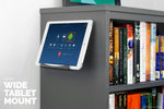 ADHESIVE WALL MOUNTED IPAD AND ANDROID TABLET STAND HANGER - TM03 - BLACK[EOL]