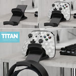 TITAN - DESKTOP HEADPHONE AND GAME CONTROLLER HANGER