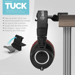 TUCK - FOLDABLE UNDER DESK HEADPHONE HANGER