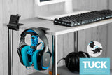 TUCK - FOLDABLE UNDER DESK HEADPHONE HANGER