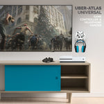 UBERATLAS - UNIVERSAL EDITION - DUAL GAME CONTROLLER AND HEADPHONE HANGER - BLACK