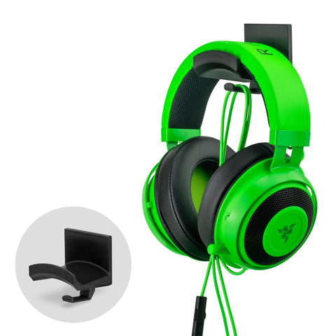 ULTRA-C: HEADPHONE HANGER WITH CABLE HOOK - BLACK