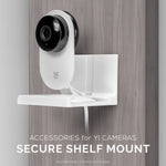SCREWLESS WALL SHELF FOR YI HOME SECURITY CAMERAS - WHITE