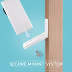 TILTED WALL MOUNT FOR WYZE CAM PAN SECURITY CAMERA - WHITE