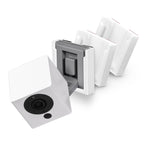 WALL MOUNT FOR WYZE CAM V2 SECURITY CAMERA - 3 PACK - WHITE - WHITE