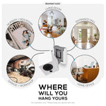 WALL MOUNT FOR WYZE CAM V2 SECURITY CAMERA - 3 PACK - WHITE - WHITE