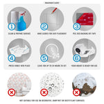 TILTED CORNER MOUNT FOR WYZE CAM V2 SECURITY CAMERA - WHITE
