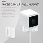 WYZE CAM V3 (PAQUET DE 3) SUPPORT MURAL ADHÉSIF - FACILE À INSTALLER, PAS DE VIS ET DE DÉSORDRE 