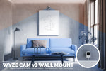 WYZE CAM V3 (3 PACK) ADHESIVE WALL MOUNT - EASY TO INSTALL, NO SCREWS & MESS