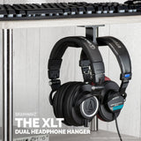 [EOL]XLT - SOUS LE BUREAU DOUBLE CINTRE POUR CASQUE