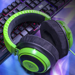 ÉCOUTEURS DE GAMING EN GEL BRAINWAVZ - XL - MICRO DAIM AVEC MOUSSE À MÉMOIRE