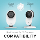 SCREWLESS WALL SHELF FOR YI HOME SECURITY CAMERAS - WHITE
