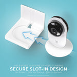 SCREWLESS WALL SHELF FOR YI HOME SECURITY CAMERAS - WHITE