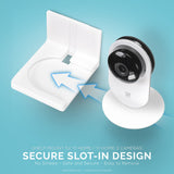 SCREWLESS WALL SHELF FOR YI HOME SECURITY CAMERAS - WHITE