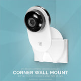 SCREWLESS CORNER MOUNT FOR YI HOME SECURITY CAMERAS - WHITE