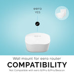 SUPPORT MURAL D'ANGLE POUR EERO MESH WIFI - BLANC 