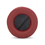 HEADPHONE MEMORY FOAM EARPADS - ROUND - PU LEATHER(VARIOUS COLOURS)