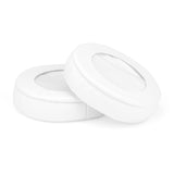 HEADPHONE MEMORY FOAM EARPADS - ROUND - PU LEATHER(VARIOUS COLOURS)