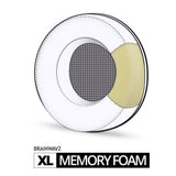 HEADPHONE MEMORY FOAM EARPADS - XL SIZE - SHEEPSKIN