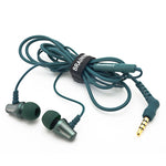 Jive Noise Isolating IEM Earphones w/ 3 Button Remote & Microphone - Green