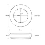 ÉCOUTEURS EN MOUSSE À MÉMOIRE POUR CASQUE - ROND - HYBRIDE