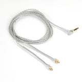 FROSTY SILVER PREMIUM EARPHONE CABLE WITH MMCX CONNECTOR (3.5 MM JACK)