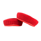 VELOUR OVAL REPLACEMENT EARPADS - SUITABLE FOR MANY HEADPHONES - VARIOUS COLOURS