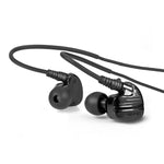 Écouteurs IEM sport à isolation phonique XFit XF-200 avec télécommande à 3 boutons et microphone 