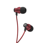 Delta IEM Noise Isolating Earphones With Microphone & Remote - Red