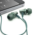 Jive Noise Isolating IEM Earphones w/ 3 Button Remote & Microphone - Green