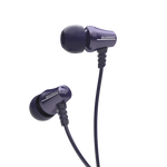 Écouteurs IEM à isolation phonique Jive avec télécommande à 3 boutons et microphone - Bleu